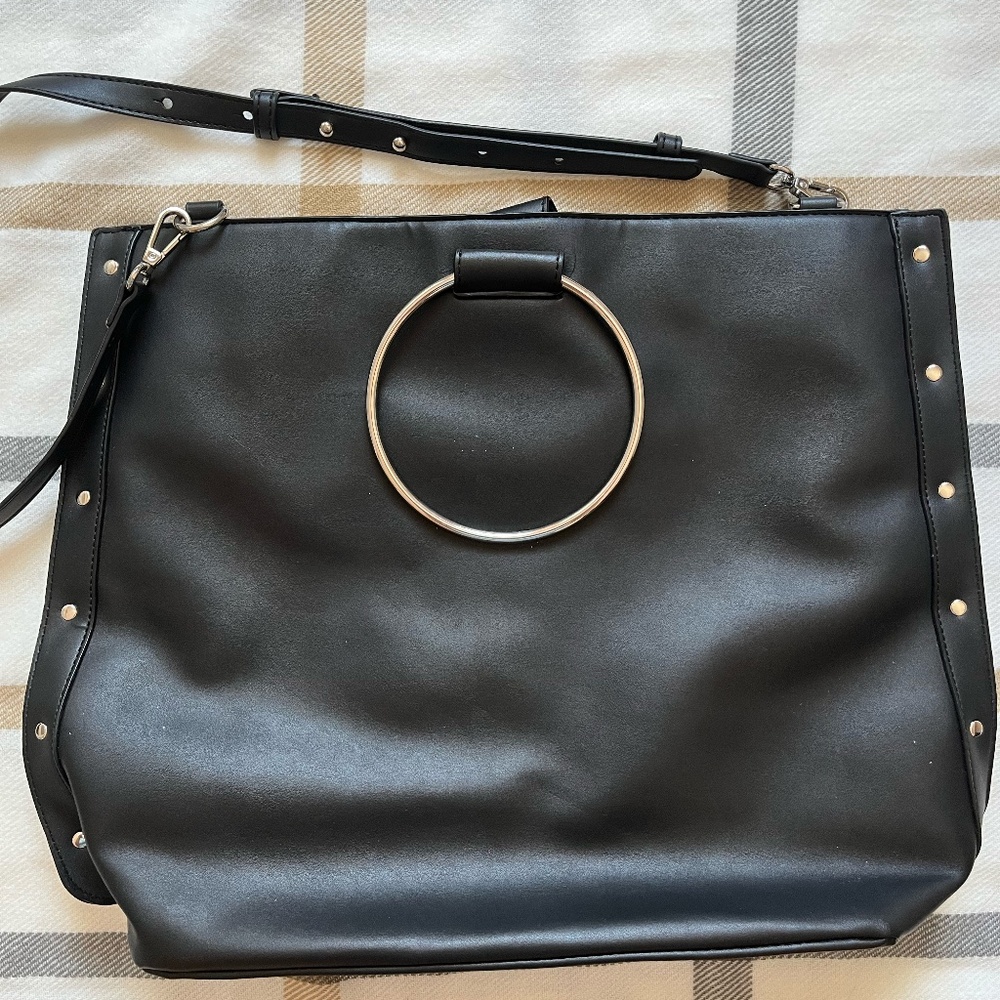 BP Faux Leather Tote Bag